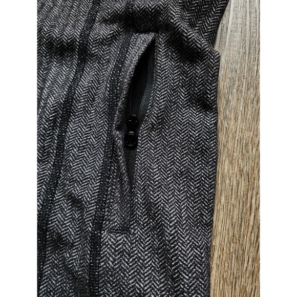 Lululemon Jacket Daily Practice Women's Size 6 Pique Black White Yoga Full Zip - Picture 4 of 9